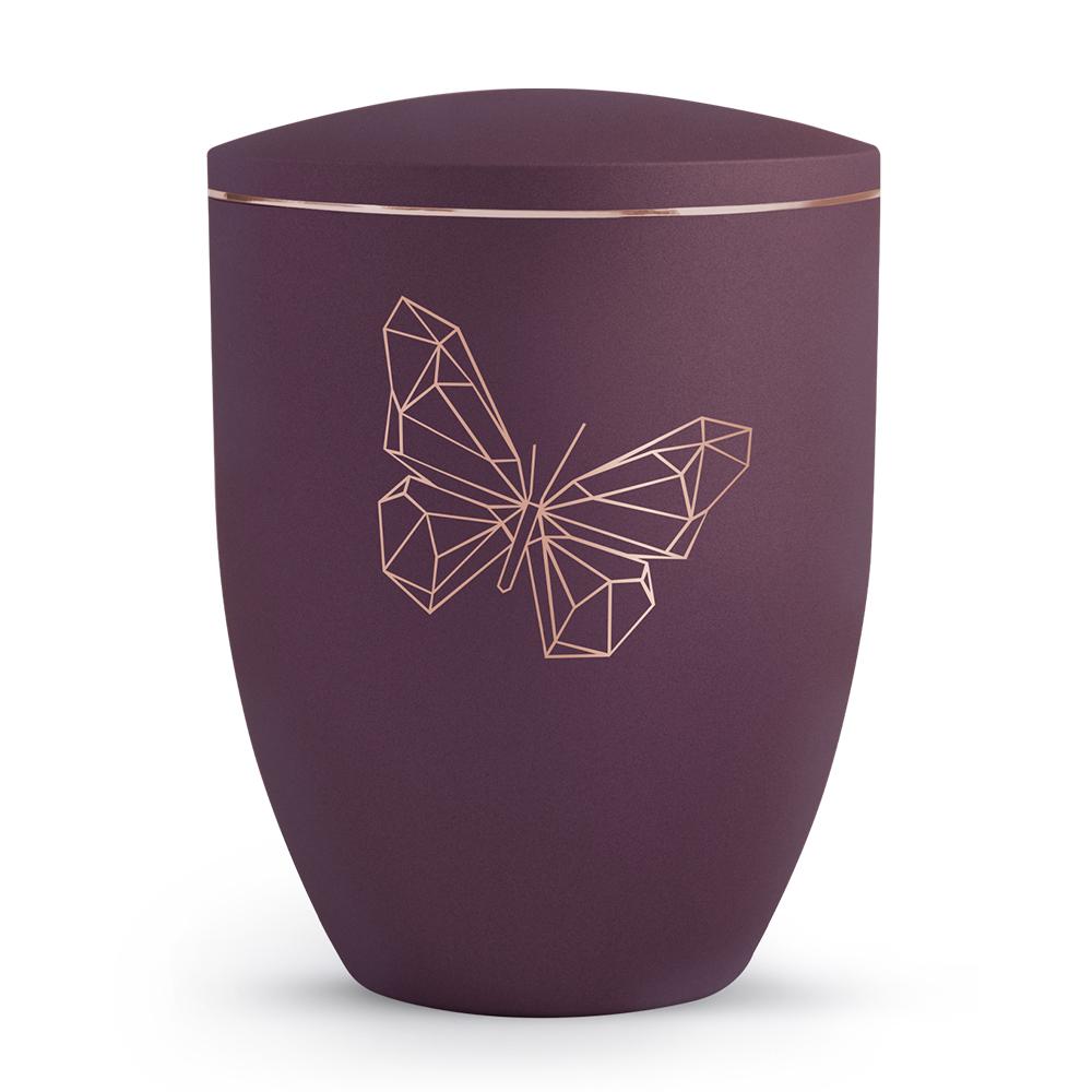 Urne Edition Geometric Motiv Schmetterling